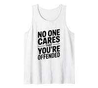 A Nadie le Importa Que te ofendan el Humor sarcástico Camiseta sin Mangas