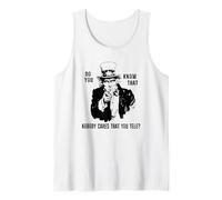 A Nadie le Importa Que te Tele señalando Camiseta sin Mangas