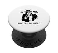 A Nadie le Importa Que te Tele señalando PopSockets PopGrip Adhesivo