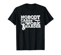 A Nadie le Importa Trabaja más Duro Fitness Entrenamiento Camiseta gráfica económica