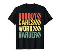 A Nadie le Importa Vintage Entrenamiento Gimnasio Emprendedor Motivacional Camiseta