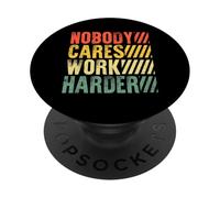 A Nadie le Importa Vintage Entrenamiento Gimnasio Emprendedor Motivacional PopSockets PopGrip Adhesivo