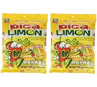 A NAHUAC Pica Limon Polvo de Sal y Limon Picante 2 PACK 100 Piezas 200 gr. c/u | Sal y Limón Polvo Caliente 2 PACK 100 Piezas 7 oz cada una.