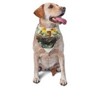 A Nest Of Three Birds - Bufanda triangular para perros y gatos, bandana ajustable para mascotas y sesiones de fotos