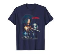 A Nightmare on ELM Street ELM Street Poster Camiseta, Hombre, Azul Marino, 4XL