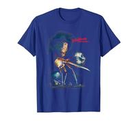 A Nightmare on ELM Street ELM Street Poster Camiseta, Hombre, Azul Real, S