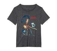 A Nightmare on ELM Street ELM Street Poster Camiseta, Mujer Tallas Grandes, Jaspeado Oscuro, 4XL Grande
