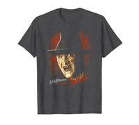 A Nightmare on ELM Street Freddy Worst Nightmare Camiseta, Hombre, Jaspeado Oscuro, S