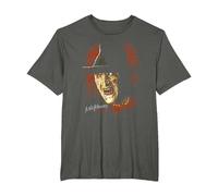 A Nightmare on ELM Street Freddy Worst Nightmare Camiseta, Hombre Tallas Grandes, Asfalto, 6X Alto