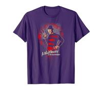 A Nightmare on ELM Street Street Freddy This is God Camiseta, Hombre, Morado, 3XL