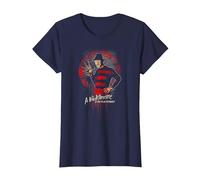 A Nightmare on ELM Street Street Freddy This is God Camiseta, Mujer, Azul Marino, 3XL