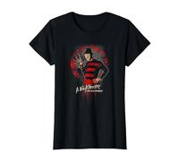 A Nightmare on ELM Street Street Freddy This is God Camiseta, Mujer, Negro, S