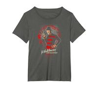 A Nightmare on ELM Street Street Freddy This is God Camiseta, Mujer Tallas Grandes, Asfalto, 5XL Grande