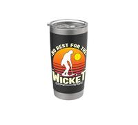 A No Rest For The Wicket le encanta jugar al croquet al aire libre Vaso térmico de acero inoxidable de doble pared