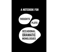 A Notebook for Thoughts, Plots, and Occasional Dramatic Monologues: A Clever Journal for Writers, Dreamers, and Secret Main Characters: Because ... inner dialogue deserves a standing ovation.