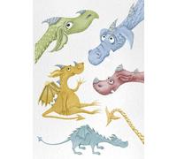 A Notebook of Dragons Volume 1: 7" x 10" Illustrated Dragon Notebook / Journal / Planner / Memo Book / Scrapbook, with 50 hand drawn dragons.