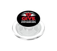 A Nurse Will Always Give Us Hope An Angel with A Stethoscope PopSockets PopGrip para MagSafe