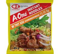 A-ONE Fideos Instantáneos, Sabor Carne de Cerdo, 85 gr