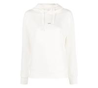 A.P.C. - Christina Logo Print Sudadera con Capucha - Sweatshirts & Hoodies - Mujer - Blanco - M -