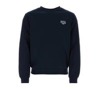 A.P.C. - Sudadera de Algodón Azul Noche - Sweatshirts & Hoodies - Hombre - Azul - L -