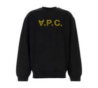 A.P.C. - Sudadera Oversize Negra de Algodón - Sweatshirts & Hoodies - Hombre - Negro - L -