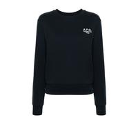 A.P.C. - Sudadera Rue Madame Bordada - Sweatshirts & Hoodies - Mujer - Azul - S -
