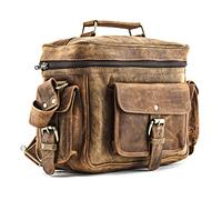 A. P. Donovan - Bolso de Cuero para cámara | Bolsa de Fotos | Bolso de Hombro | Bolso de Hombro para Accesorios de Fotos | Cuero de búfalo