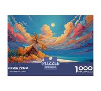 A Painting of The Sea in Greece with White Walls 1000 Piezas Cartulina Extra Gruesa Rompecabezas DIY Sea Beach Extremadamente Difícil Juguete De Cumpleaños Rompecabezas Regalos Para Familia Y Amigos 3