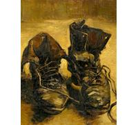 A Pair of Shoes - Vincent van Gogh - Large Notebook: 120 Lined Pages, College Ruled, 8.5"x 11" Journal Diary Notepad