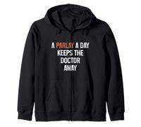 A Parlay A Day Mantiene Al Doctor Apuestas Deportivas Divertidas Sudadera con Capucha