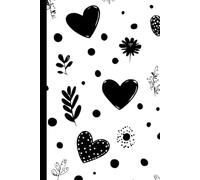 A pattern of black hearts: Work Notebook, Funny Office Gift for Women, Coworker, Boss, Secret Santa Gag Gift (Blank Lined Journal)