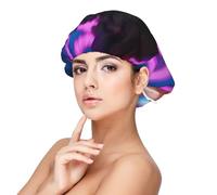 a Performer's Glow - Gorro de dormir de satén para adultos, protección y comodidad para el cabello, negro, talla única