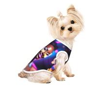 A Performer's Glow Pet - Camiseta transpirable sin mangas para perros pequeños y gatos, suave, ligera y elegante