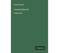 A Personal Record: in large print
