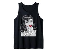A Pesar de la Mirada en mi Cara, todavía estás Hablando de Arte Pop Camiseta sin Mangas