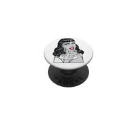 A Pesar de la Mirada en mi Cara, todavía estás Hablando de Arte Pop PopSockets PopGrip Adhesivo