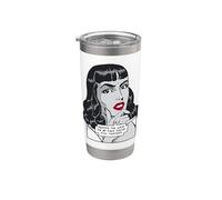 A pesar de la mirada en mi cara, todavía estás hablando de arte pop Vaso térmico de acero inoxidable de doble pared