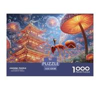 A Photograph of An Ant 1000 Piezas Corte Preciso Rompecabezas Moonlit Temple Vibrante Jigsaw Decoración Niños 52x38cm/1000pcs