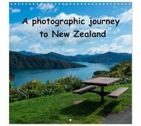 A photographic journey to New Zealand (Wall Calendar 2026 12" x 24" / 30 x 60 cm (abierto) CALVENDO 12 Month Wall Calendar
