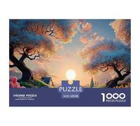 A Picturesque Spring Landscape with Blooming Cherry Tree 1000 Piezas Cartulina Premium Rompecabezas Premium Spring Landscape Extremadamente Difícil Juego Familiar Rompecabezas Regalos Para Familia Y A