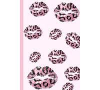 A pink and black leopard print lip print: Work Notebook, Funny Office Gift for Women, Coworker, Boss, Secret Santa Gag Gift (Blank Lined Journal)