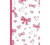 A pink bows and hearts: Work Notebook, Funny Office Gift for Women, Coworker, Boss, Secret Santa Gag Gift (Blank Lined Journal)