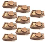 A Plus+ 10 Unidades Flash USB 16 GB Memoria corazón de Madera + 10 Cajas de Madera Regalo de Boda