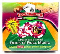 A Poker Evening With Rock 'N' Roll Music - CD & Pokerspiel Little Richard, Bill Haley and The Ventures