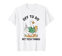 A por Hacer Vet Tech Silly Funny Goose Camiseta
