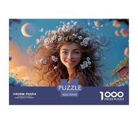 A Portrait of An Extremely Beautiful Young Woman 1000 Piezas Cartulina Premium Rompecabezas Premium Elegant Woman Antiestrés Desafío Único Rompecabezas para Adultos Y Niños 70x50cm/1000pcs