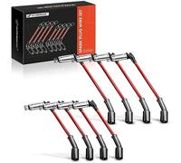 A-Premium Juego de 8 cables de encendido de bujía de alto calor compatibles con Chevrolet Chevy GMC Silverado Suburban Sierra Tahoe Yukon - Motor V8