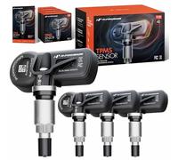 A-Premium Sensor de monitoreo de presión de neumáticos de válvula de metal de 315 MHz, compatible con Chevy Silverado, GMC Sierra, Cadillac, Buick, Hummer, Pontiac, Saturn - Paquete de 4 - Reemplaza