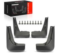 A-Premium Set of 4PCS Mud Flaps Splash Guards Mudguards Mudflaps with Hardware Kits Accessory Compatible with Audi A3 A3 Quattro 2015-2019, Sedan, Black Color, Front LH RH & Rear LH RH