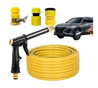 a Presión de Agua con Boquillas Ajustables Estanco Limpieza Profunda | Máquina de Lavado de Coches por Presión para Garaje Balcón Suelo Ventana Exterior Canal Jardín Patio Vehículo Bicicleta